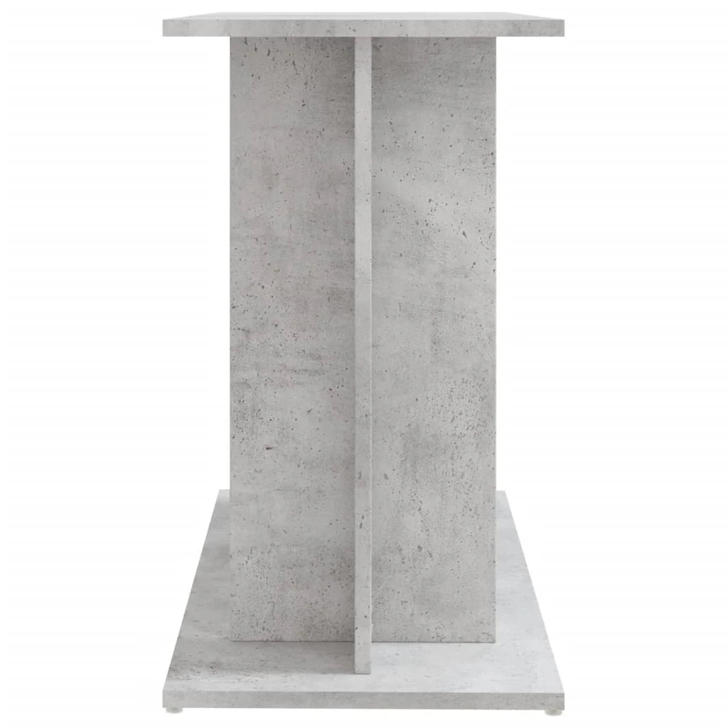 Base per mobiletto per acquario 80 x 35 x 60 cm legno ingegnerizzato grigio 02_0045069
