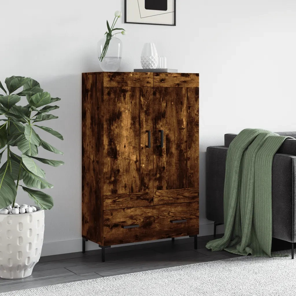 Credenza Rovere Fumo 69,5x31x115 cm in Legno Multistratocod mxl 81202
