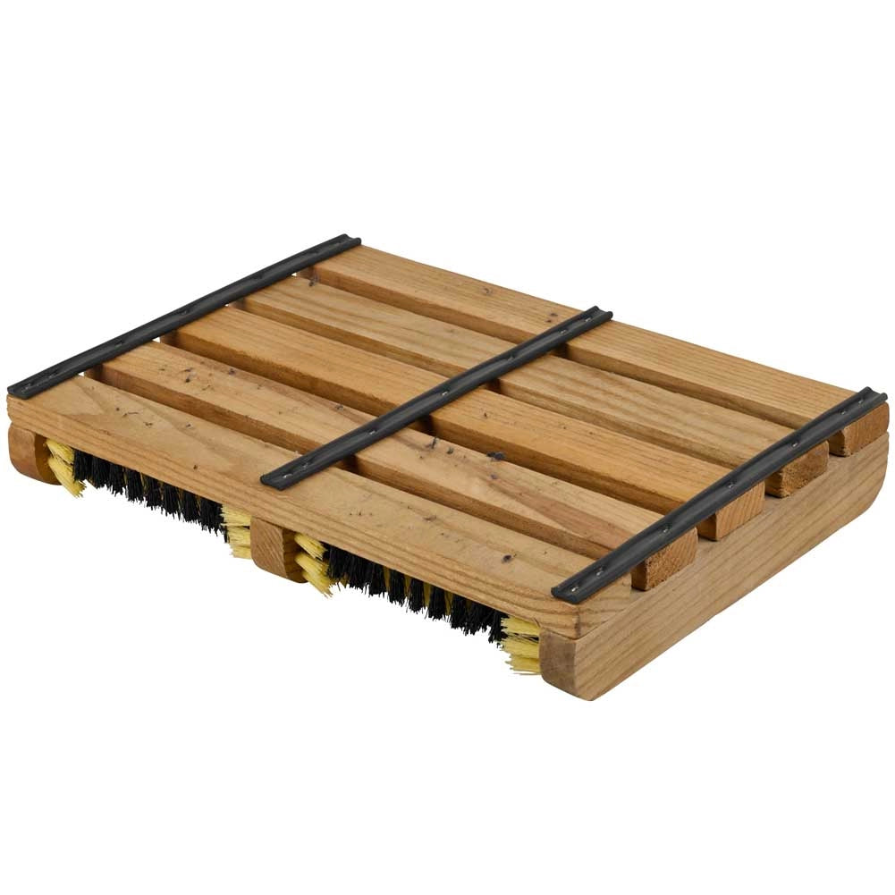 Pulisci Scarpe Doppio In Legno Portatile Con Setole Plastica Dura Pulizia Igiene
