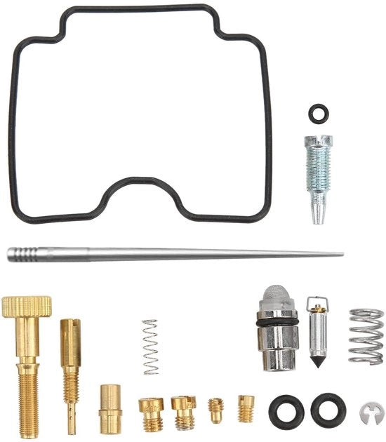 Kit di ricostruzione carburatore - 18 pezzi - set di ricambio - attrezzo di manutenzione - gomma NBR - utilizzo duraturo - kit carburatore