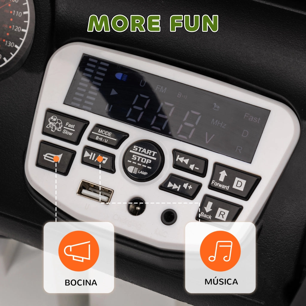 Auto Bambini Elettrica Verde con Telecomando ¨C zephmum ¨C Verde 12V