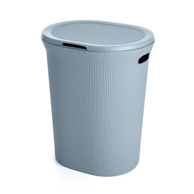 Cesto portabiancheria azzurro polvere capacità 40 lt