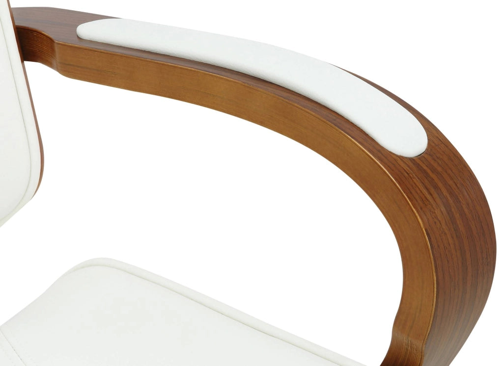 Sedia da ufficio Dayton Noce/bianco