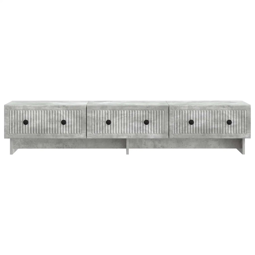 Mobile TV con cassetto-Credenza per TV Grigio Cemento 147 x 34,5 x 30 cm 689686