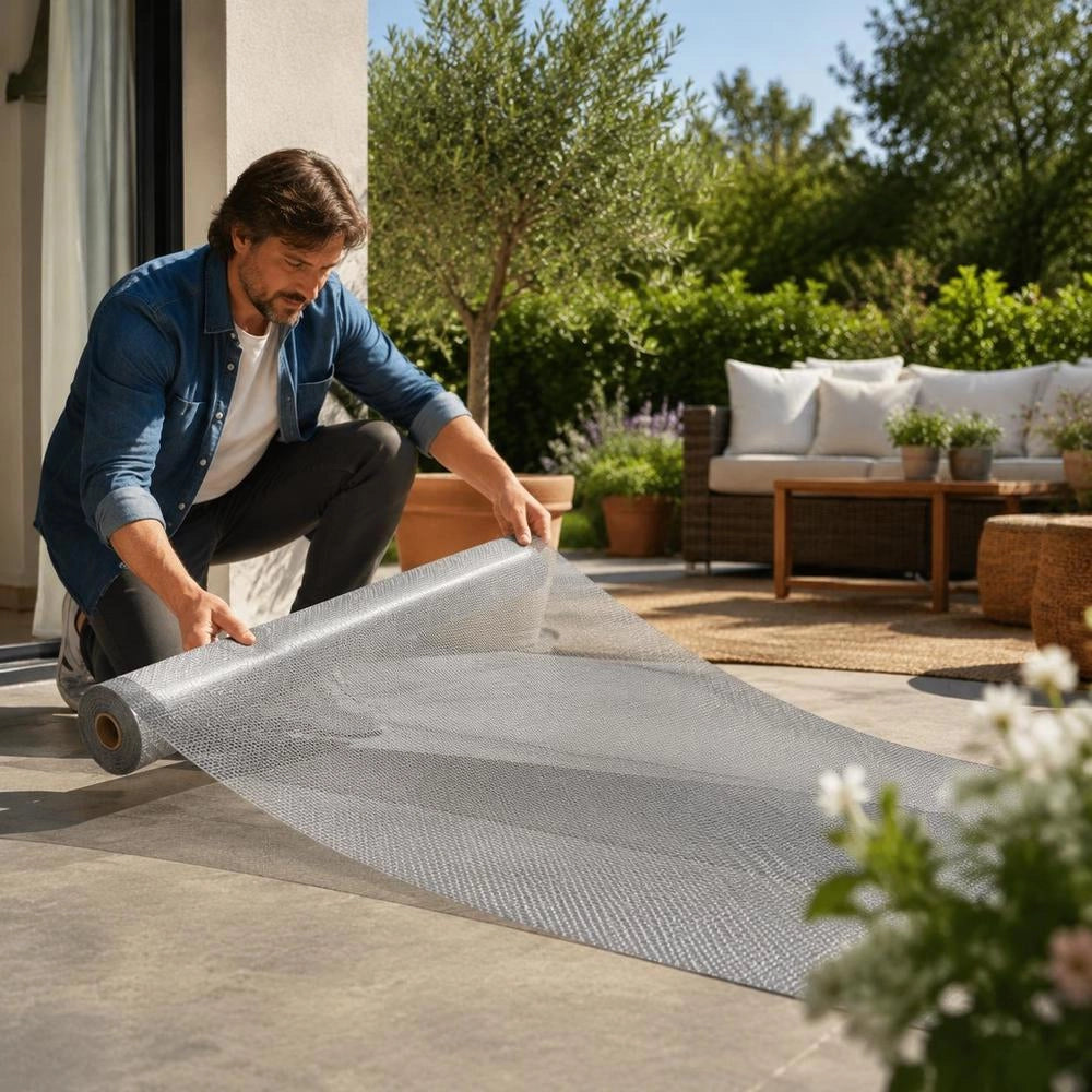 Stainless Steel Fly Screen 60x1000 Cm Silver