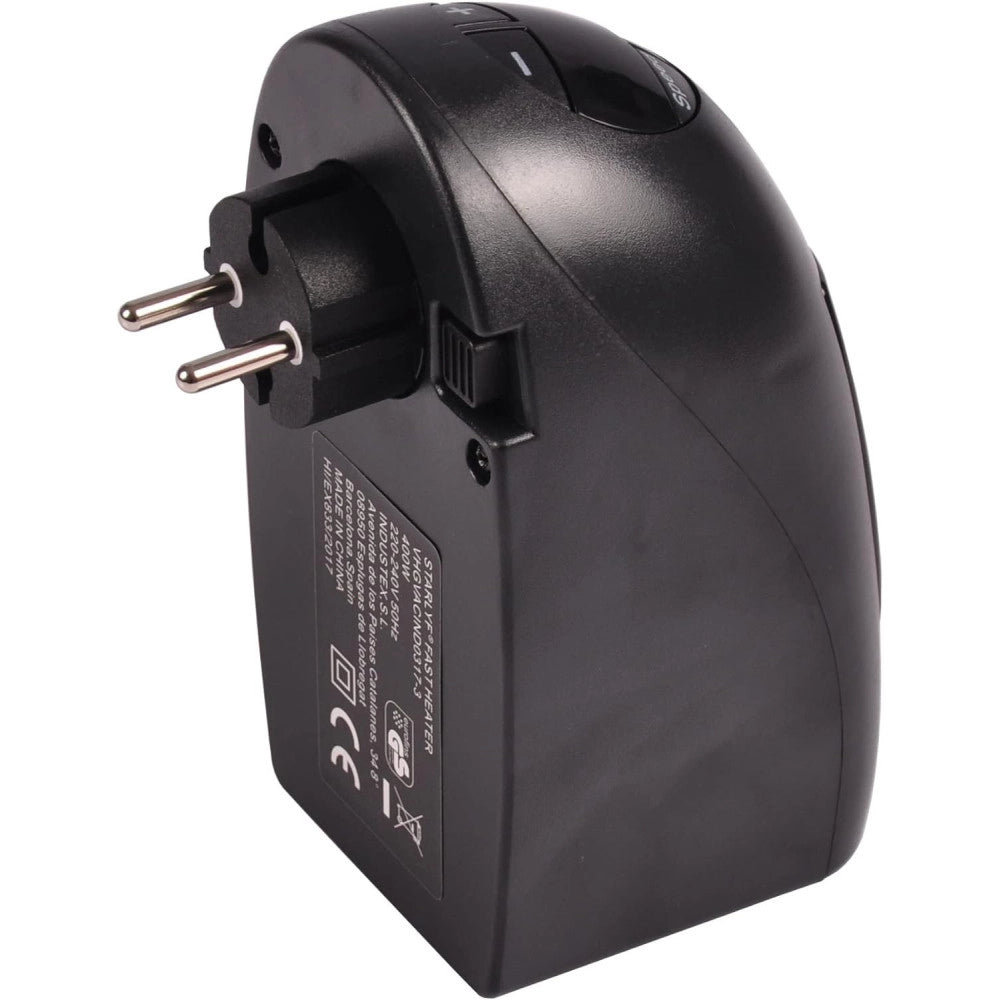 Trade Shop - Stufa Elettrica 400w Fast Heater Portatile Regolabile Da 15° A 32° Basso Consumo -