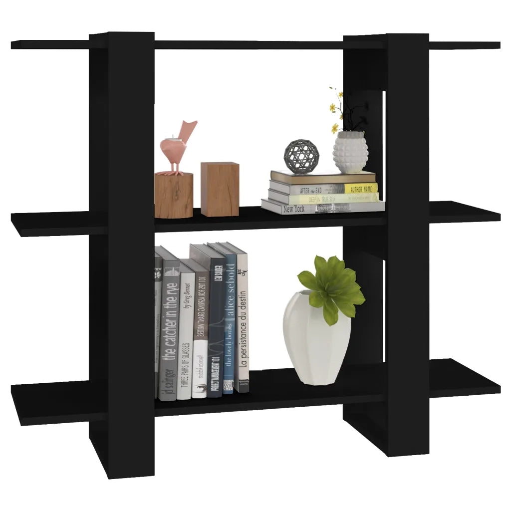 Libreria/Divisorio Nero 100x30x87 cm 811548