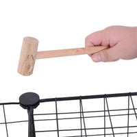 Box per Animali nero 106x73x36 cm