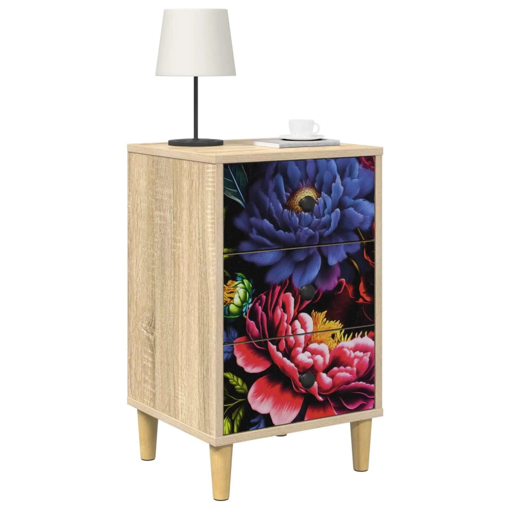 Armadio da Notte KIEL 2 pz Rovere Sonoma 36 x 33 x 60 cm 8007298