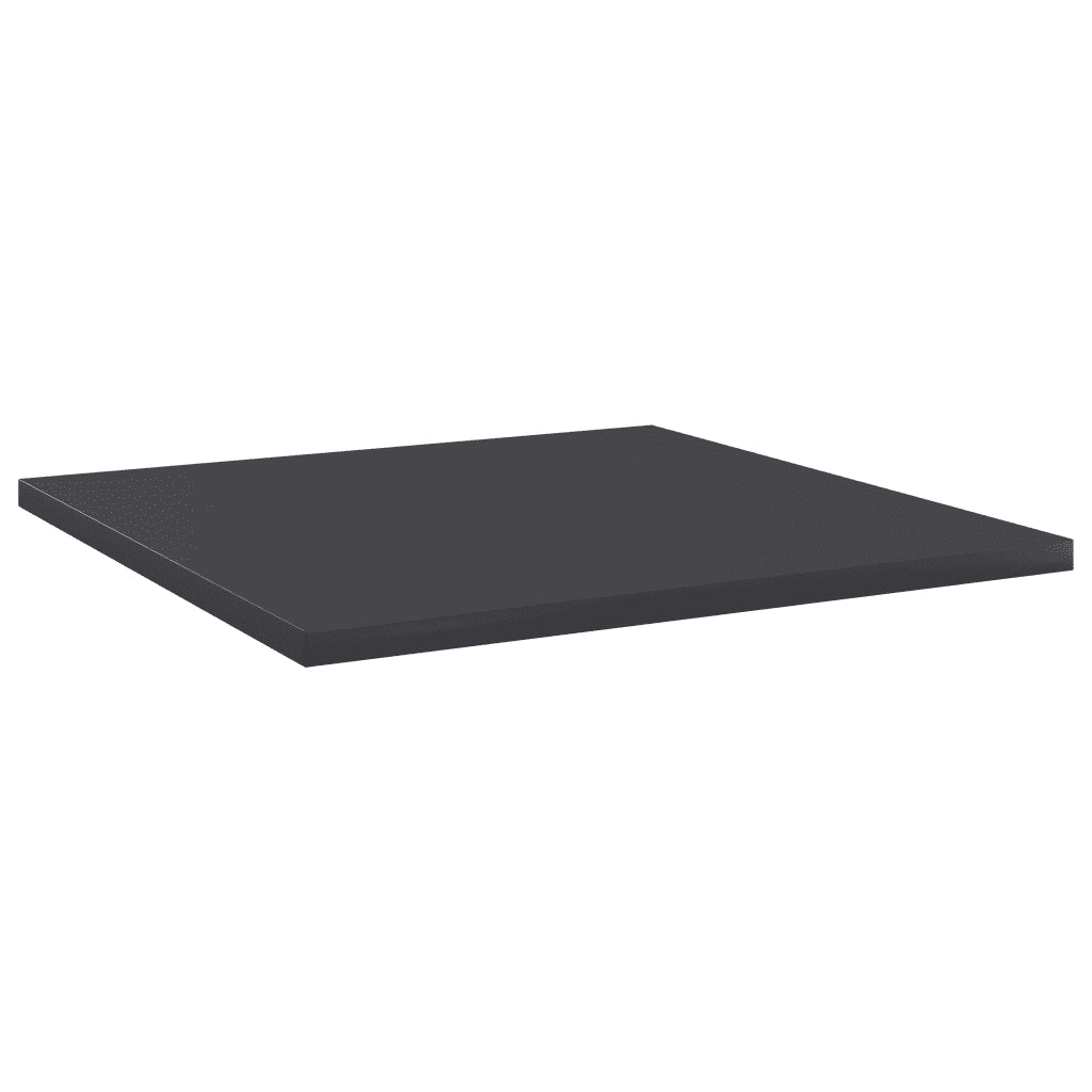 Ripiani per Libreria 8pz Grigi 40x40x1,5cm in Legno Multistrato 805175