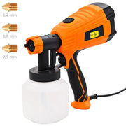 Spruzzatore di Vernice Elettrico con 3 Ugelli 500 W 800 ml cod mxl 53210