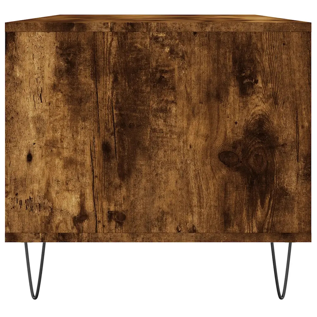 Tavolino da salotto | Tavolino da caff¨¨ | Tavolino da Soggiorno Rovere Fumo 90x49x45 cm Legno Multistrato