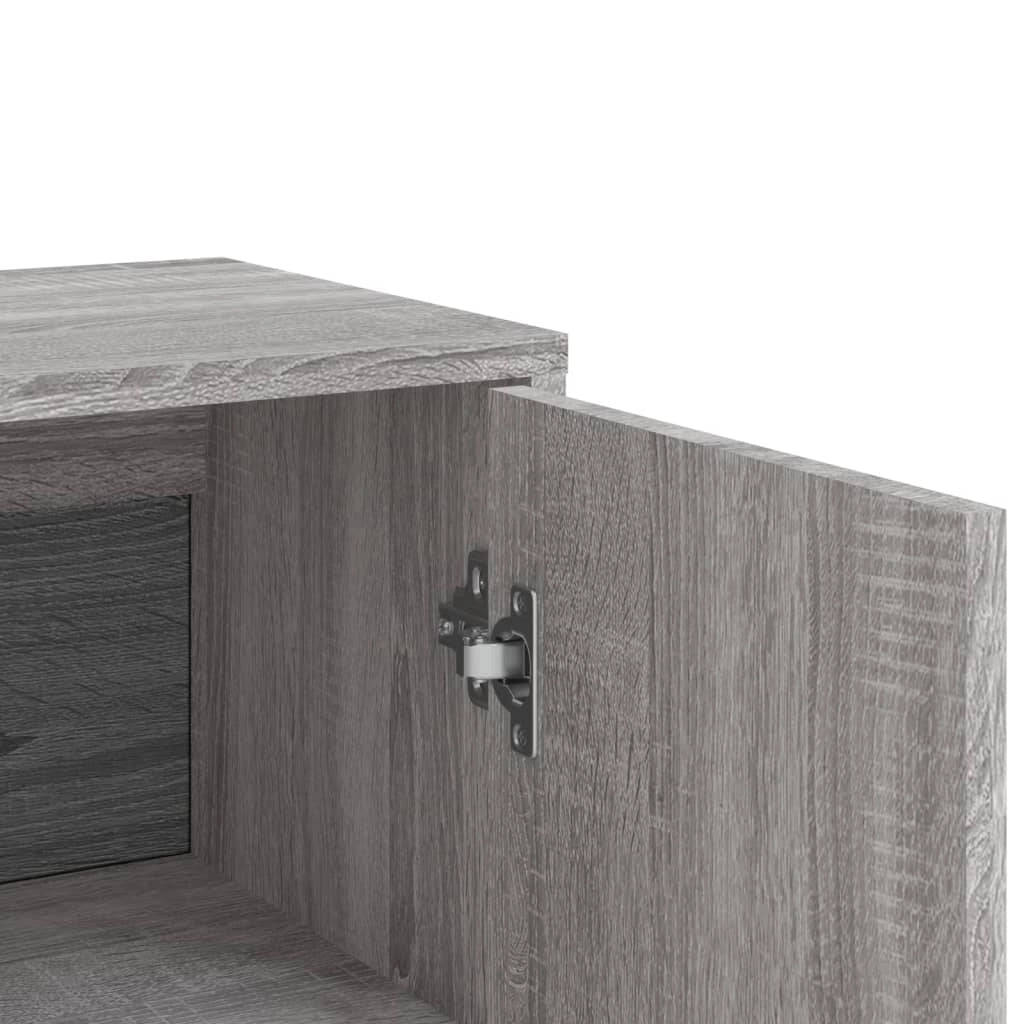 Buffet credenza cassettiera armadio mobile contenitore organizer per cucina soggiorno salotti 3 pezzi Sonoma 60 x 31 x 84 cm legno ingegnerizzato grigio 02_0037166