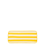 Lido Set 2 Piatti Rettangolari Serie Righe in Ceramica Artigianale Colore Giallo Design Made in Italy Eleganti e Versatili per la Tavola