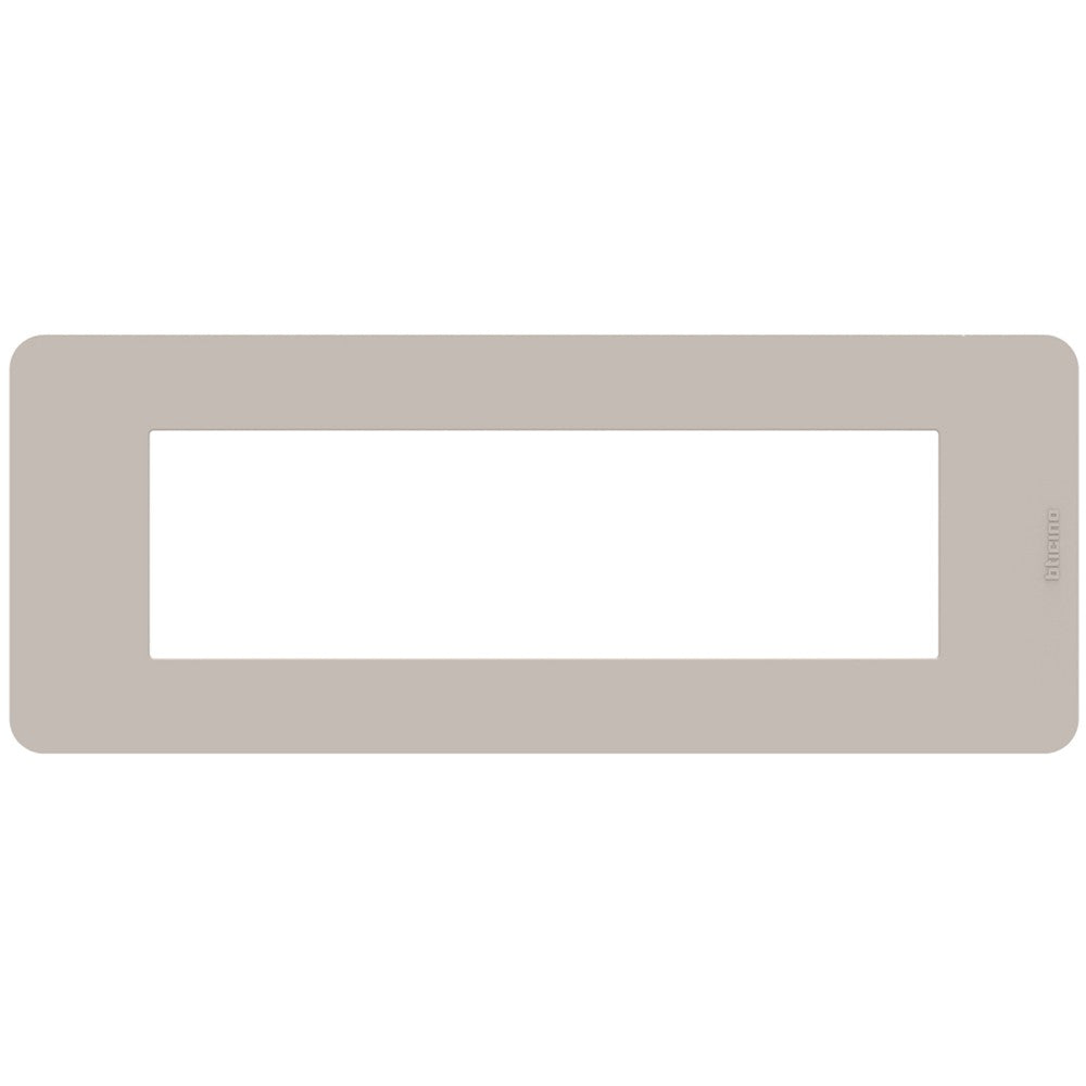 Placca Bticino MatixGO Tones 7 moduli sand JA4807TS