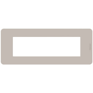 Placca Bticino MatixGO Tones 7 moduli sand JA4807TS