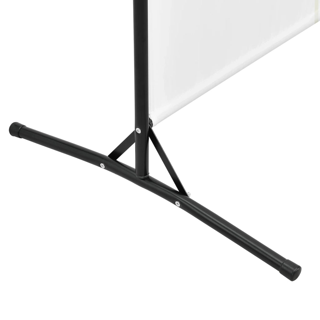 Schermo divisorio per la privacy 176 x 175 cm bianco 03_0008051