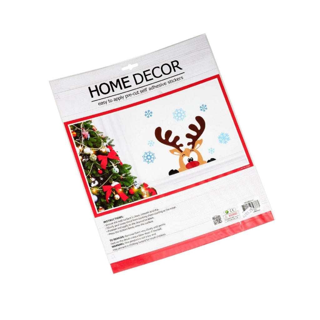 Vetrofania x finestra decoraz natalizie