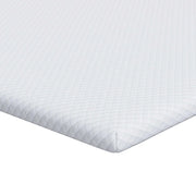 Topper per materasso Bianco 200 x 200 cm Tessuto Jacquard CFW3303654