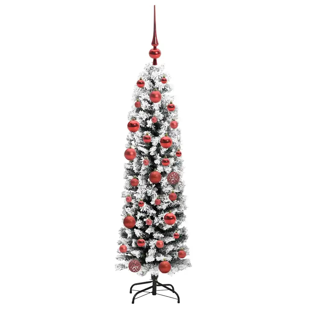 Albero di Natale | Decorazioni natalizie artificiale con 150 LED Verde 150 cm