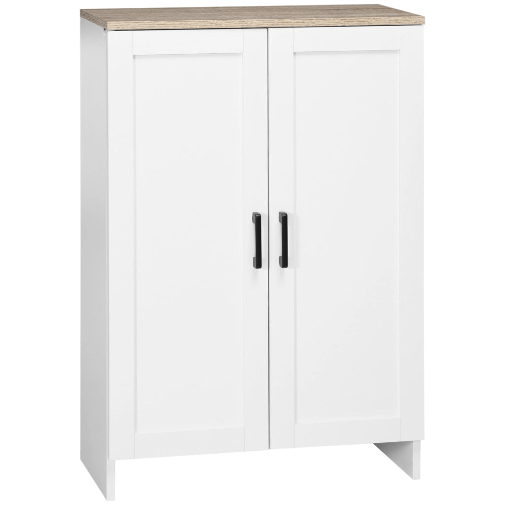 Armadio bianco con ante e ripiani regolabili ¨C Minimal ¨C 60x30x90 cm