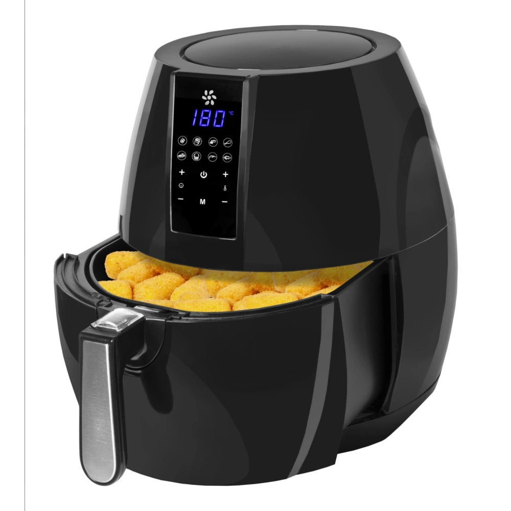 Trade Shop - Friggitrice Aria Calda Digitale Senza Olio Airfryer 7 Lt Frigge Cuoce 1800w -