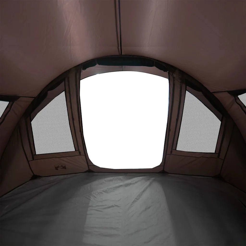 Tenda da Pesca per 2 Persone Marrone Impermeabile