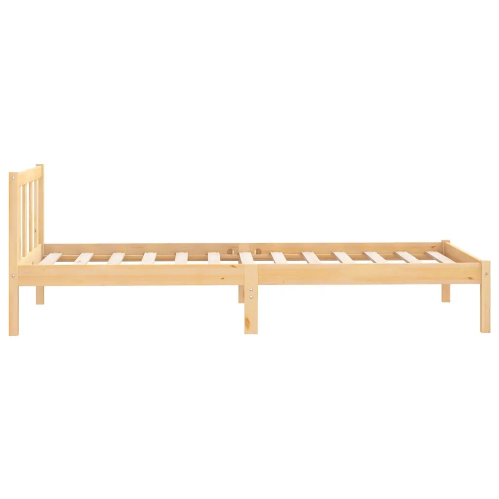 Giroletto-Struttura Letto in Legno Massello di Pino 90x190 cm Single 260720