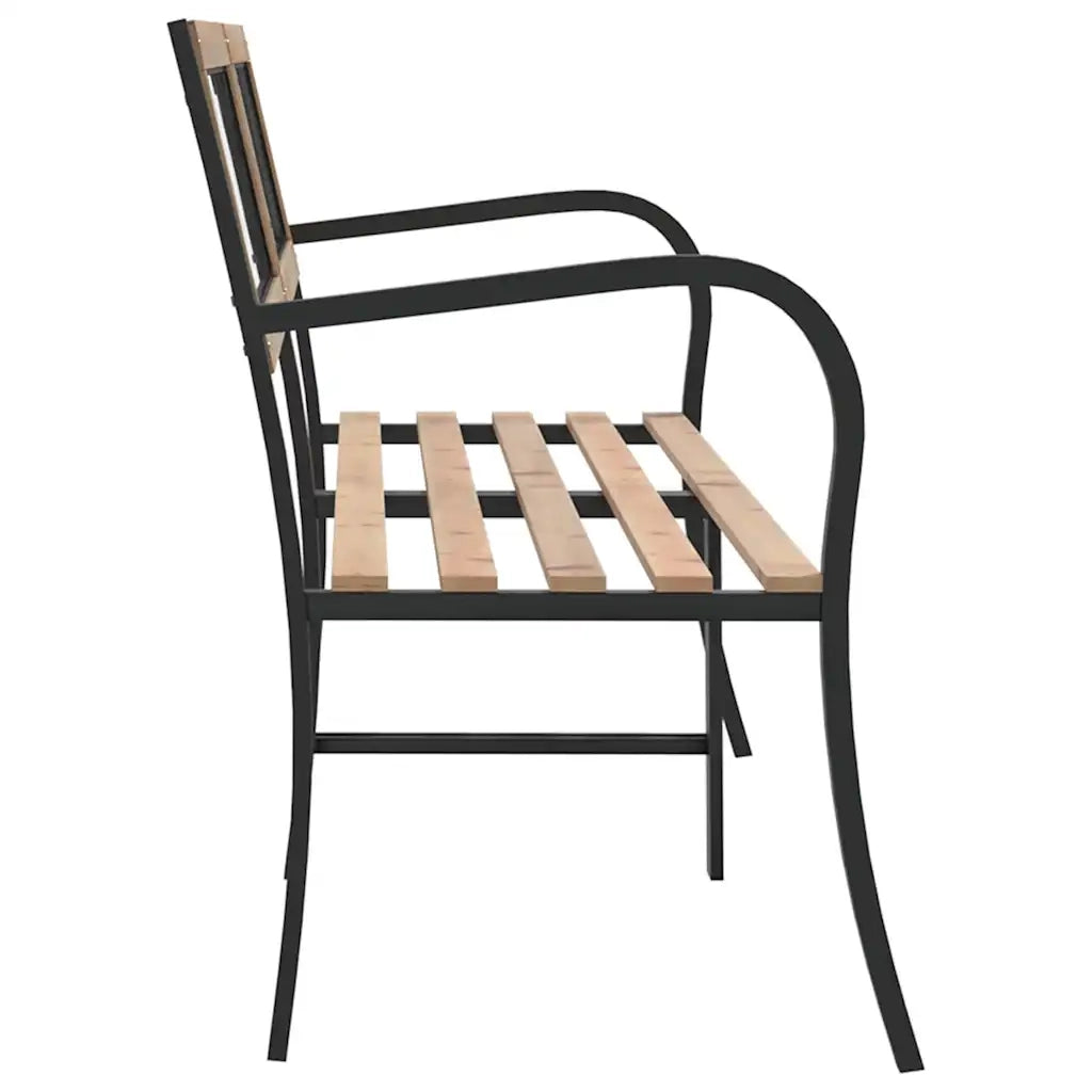 Panca da Giardino Doppia 238 cm in Legno di Abete Cinese 317134