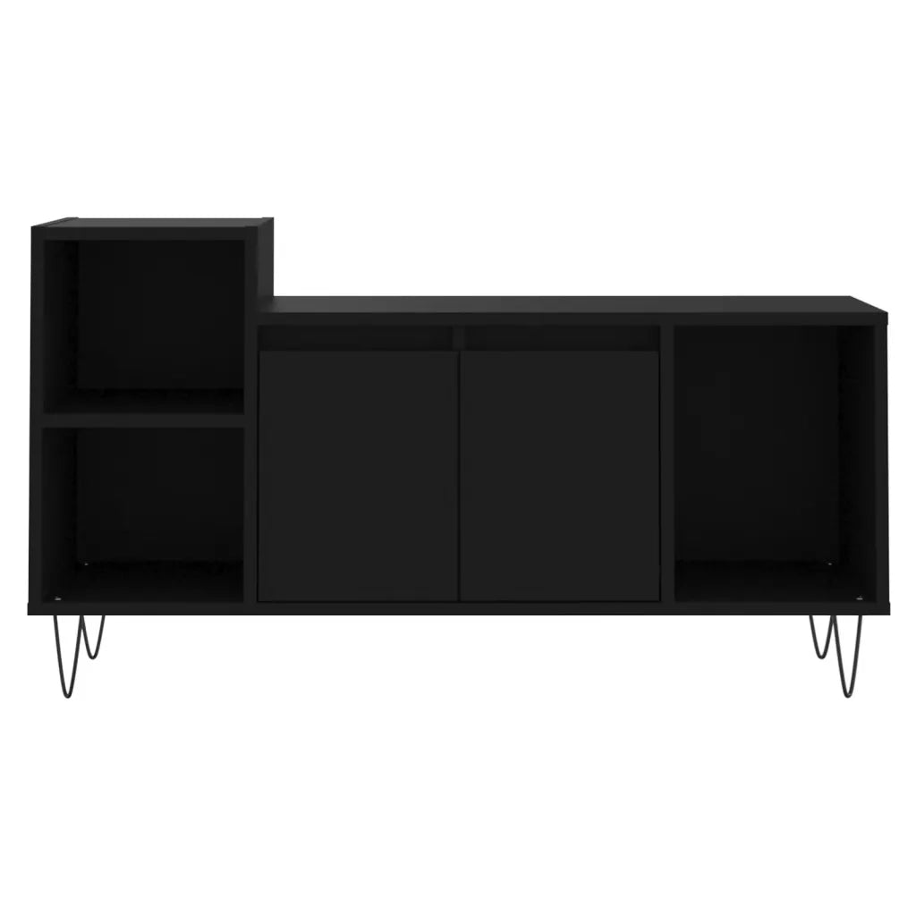 Mobile Porta TV Nero 100x35x55 cm in Legno Multistrato 831317