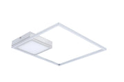 Plafoniera LED quadrata 40cm 30W cromo Rabalux Sirius