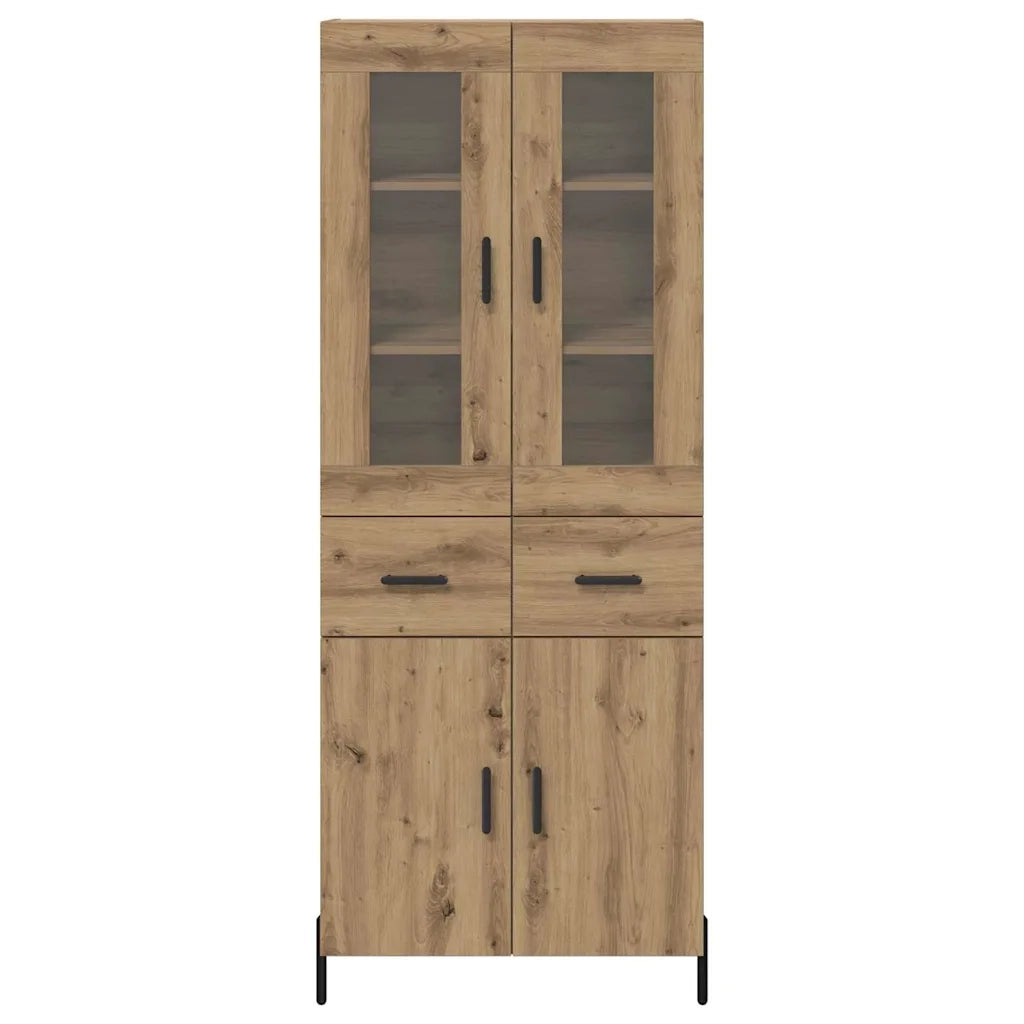 Credenza con cassetto Rovere artigianale 69,5 x 34 x 180 cm
