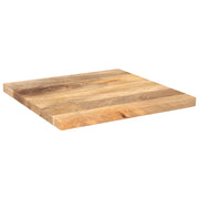 Piano per Tavolo 50x50x3,8 cm Quadrato Legno Massello di Pino 371521