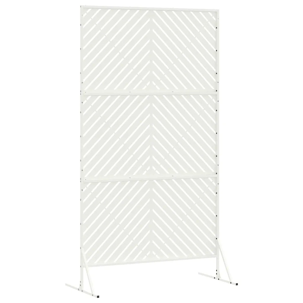 Schermo per Privacy Bianco 100 x 50 x 180 cm Acciaio CFW1015855