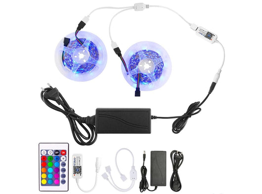 Striscia LED 10M Smart Bluetooth 5050 RGB  Controllato da APP Smartphone Android e IOS