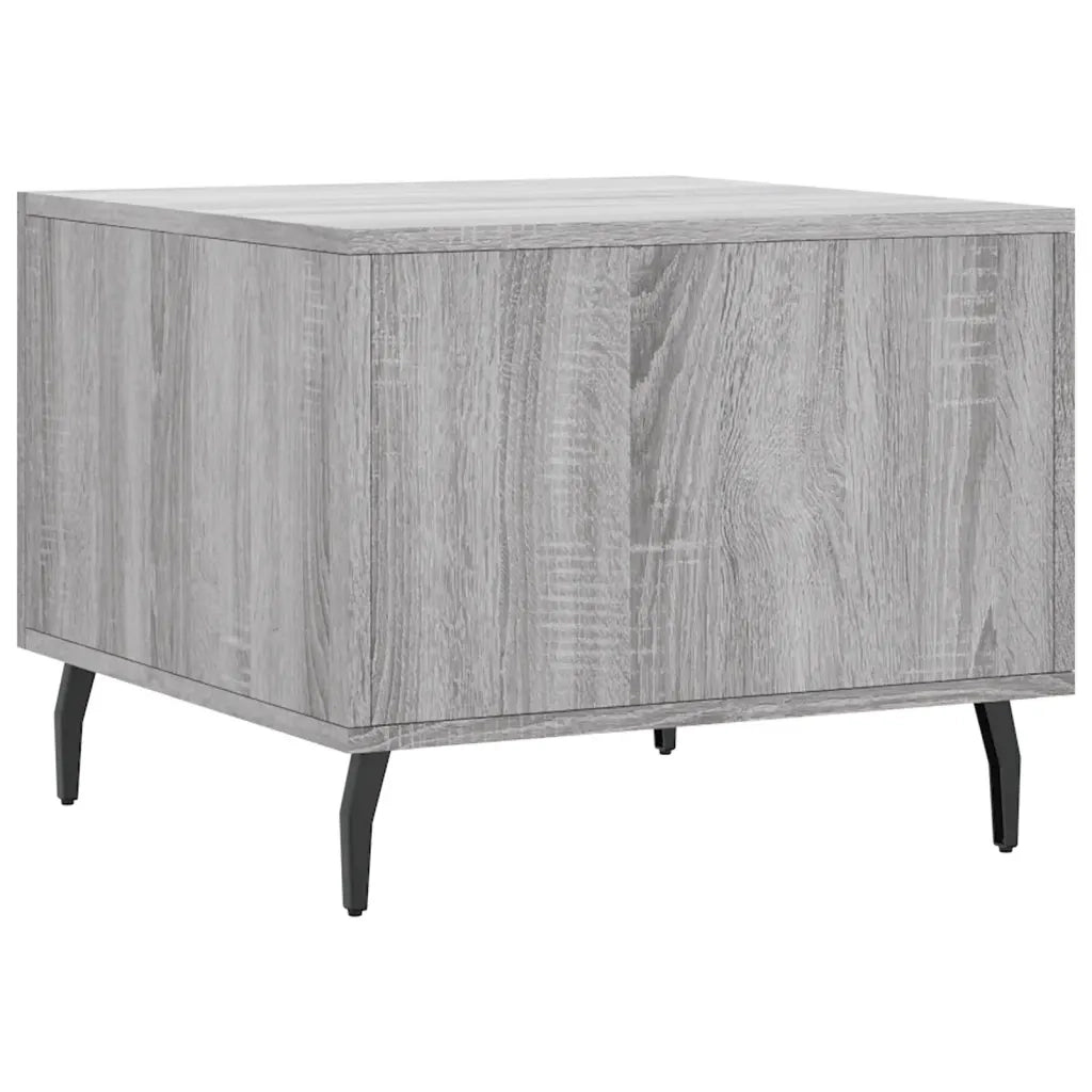 Tavolini Salotto 2pz Grigio Sonoma 50x50x40cm Legno Multistrato