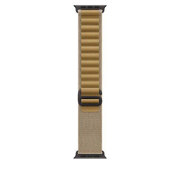49mm tan alpine loop - medium - black titanium finish - MYQ13ZM/A