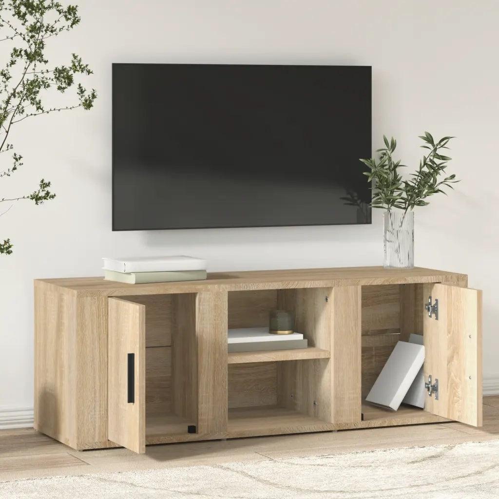 Mobile per TV Rovere Sonoma 100x31,5x35 cm Legno Multistrato 819431