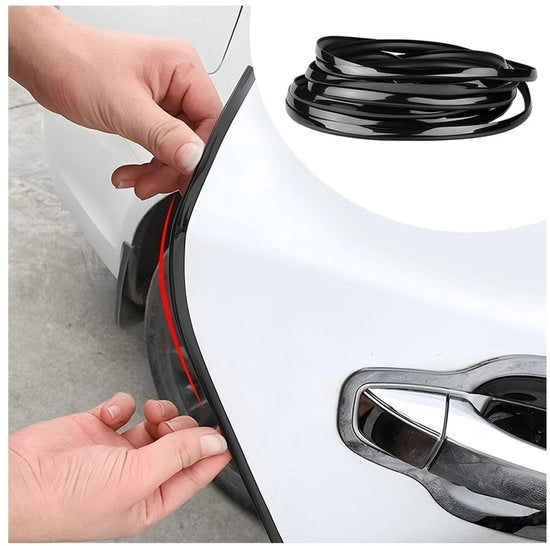 Decorazione per Infissi a Forma di U - Autoadesivo - PVC - Universale - Striscia di Illuminazione Decorativa - 10 m - Rivestimento per Infissi
