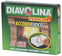 accendifuoco 40 cubi diavolina art.15300 cod:ferx.5435
