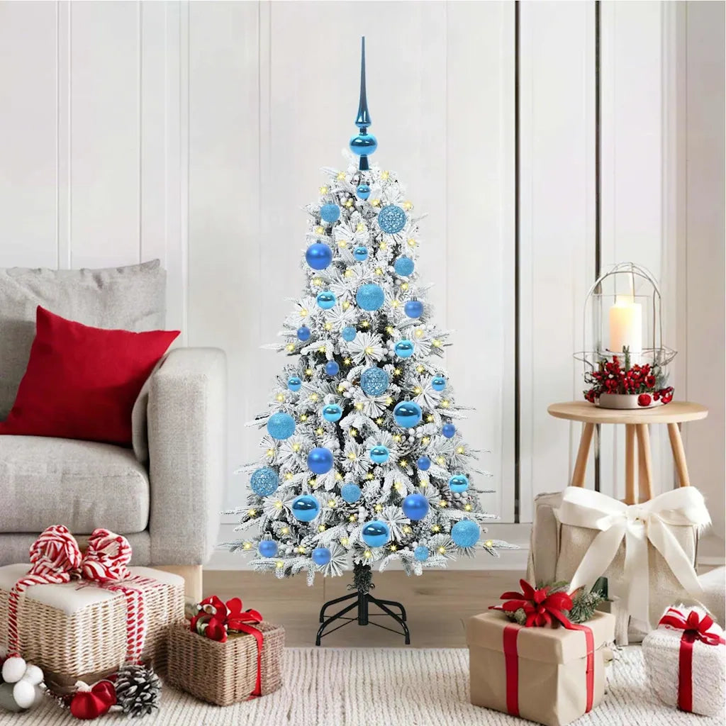 Albero di Natale Artificiale con Rami Pieghevoli Bianco 120 cm 3397465