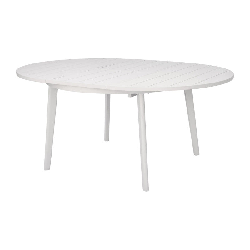 Tavolo Tropea ø120/170 Alluminio Bianco Moia