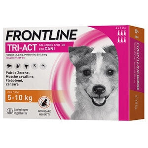 FRONTLINE TRI-ACT  5-10 KG 6 PIPETTE OFF. SPECIALE- FRONTLINE- 1,0 pz