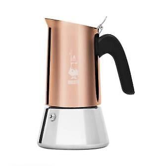 Bialetti 0007285-CN Venus Caffettiera Acciaio Inossidabile 6 Tazze Adatta a Induzione colore Bronzo