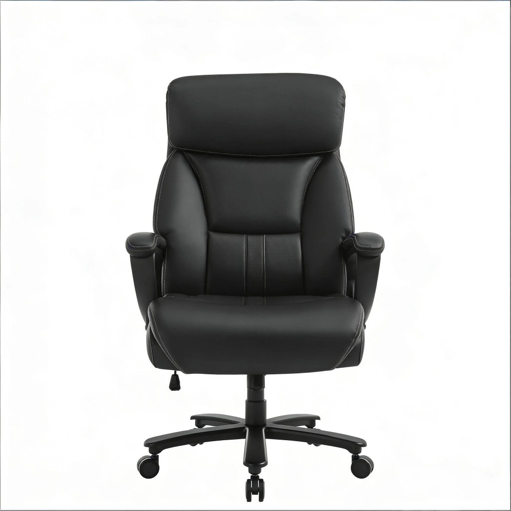 SEDIA UFFICIO Ergonomica 86x72x127 cm Nera in Metallo e PU