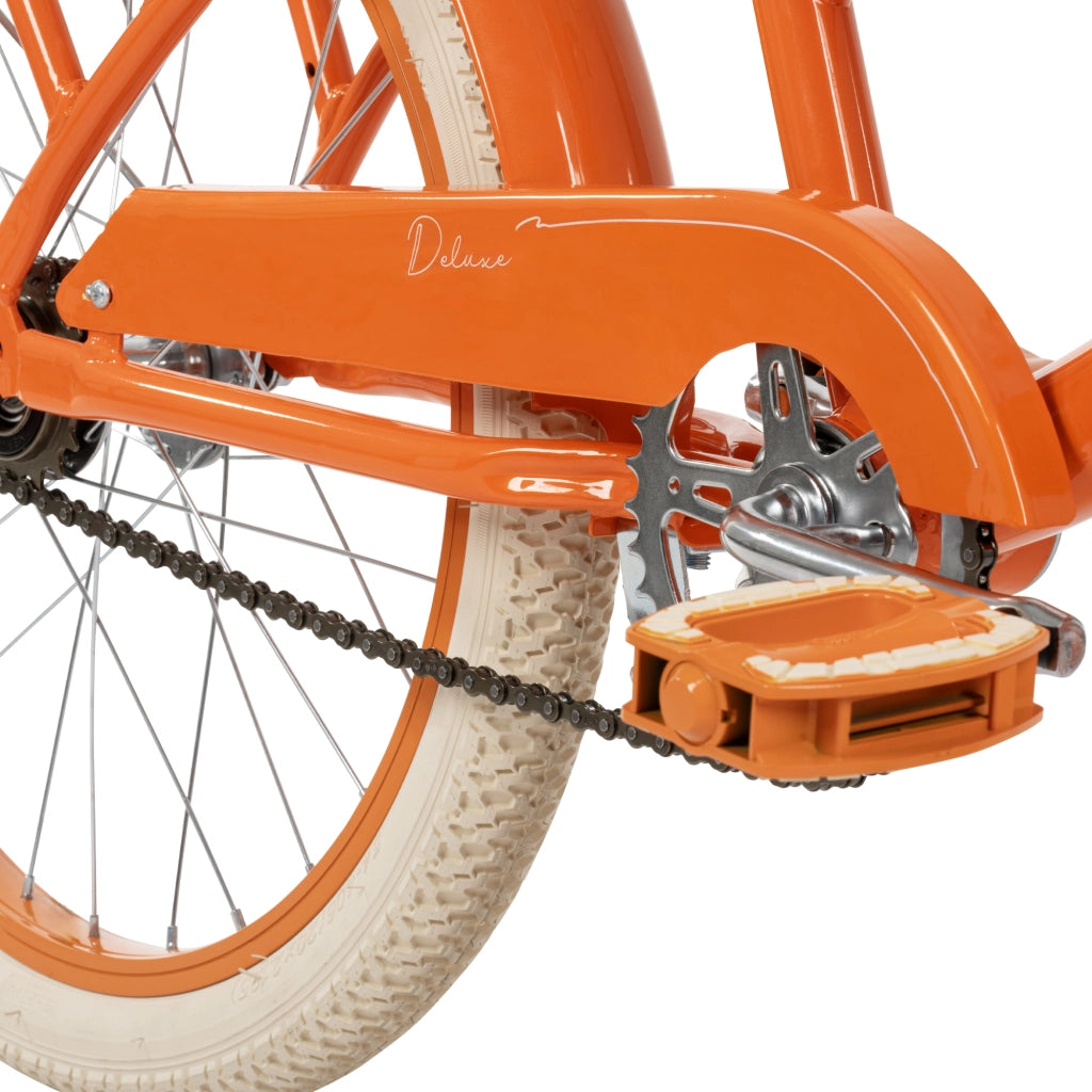 Bicicletta da 20" per Bambini e Ragazzi Telaio Hi-Ten Freni V-Brake Cruise Deluxe Arancione