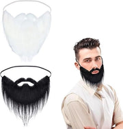 Due pezzi di bambole di neve e di renne per Babbo Natale - divertenti e adesivi per Halloween e cosplay - filo elastico regolabile