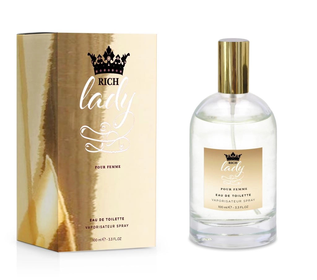 Profumo Donna Eau De Toilette Rich Lady Ricaricabile 100 ml