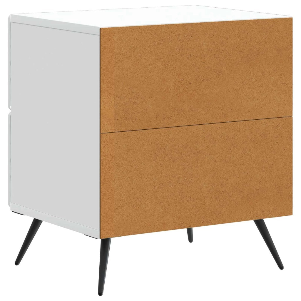 Armadio da Notte con cassetto Bianco 43 x 34,5 x 47,5 cm 895445