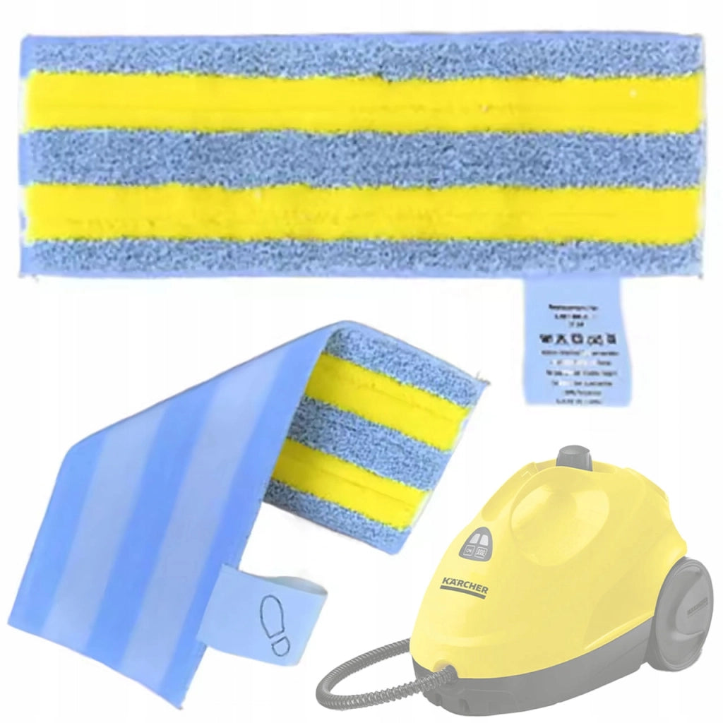 Panno in Microfibra di Ricambio compatibile con Pulitori a Vapore Kärcher SC1–SC5 EasyFix – Alta Assorbenza, Lavabile